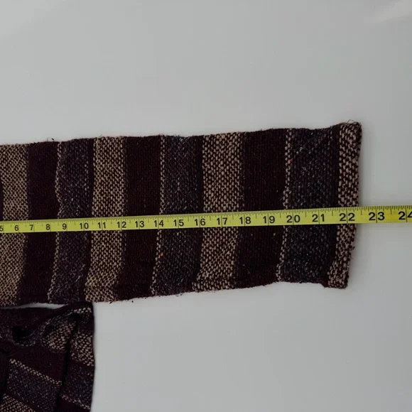 Striped Brown and Tan Sweater - Picture 7 of 7